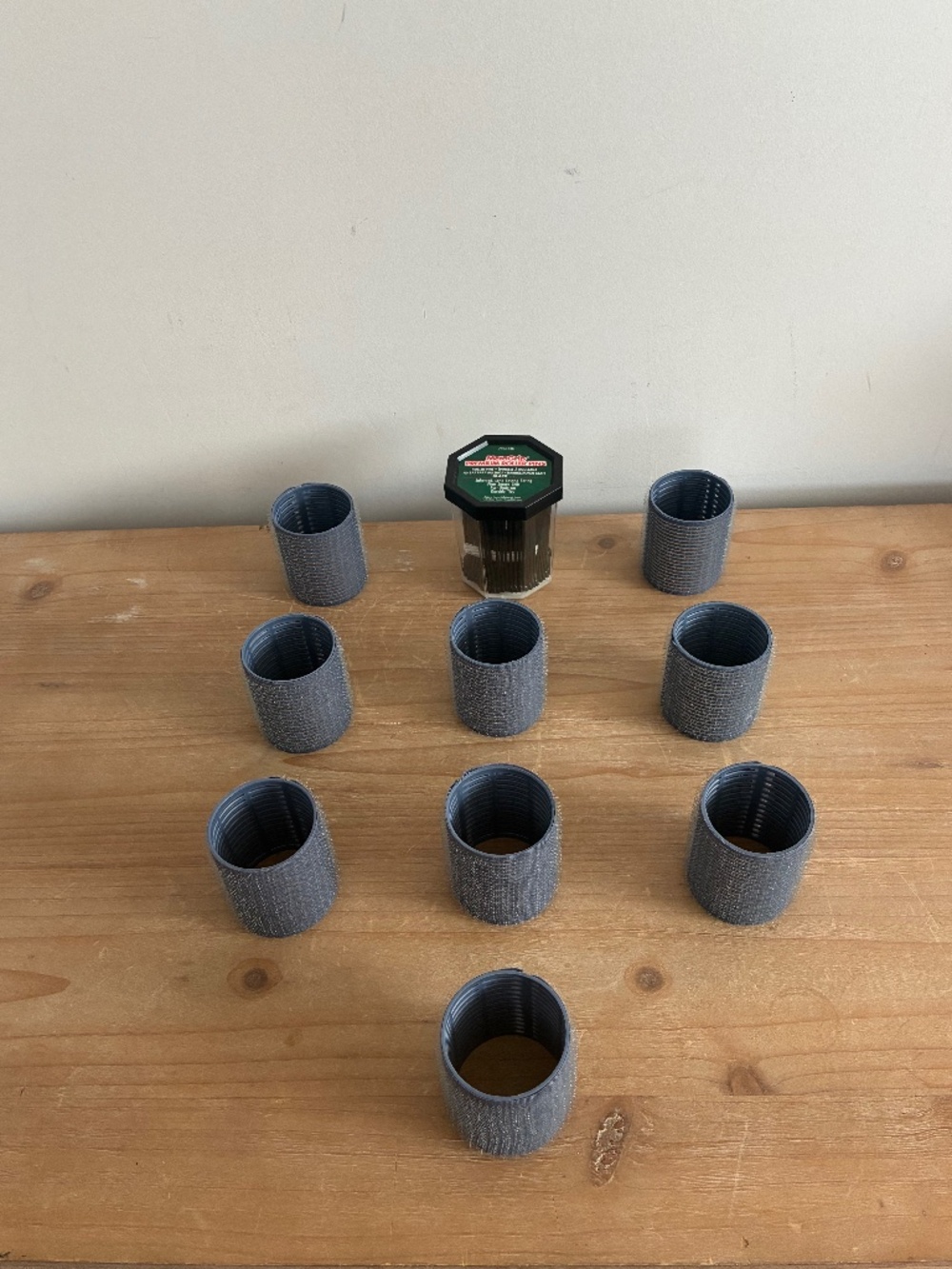 9 Fromm 2" Self-Grip Ceramic Ionic Rollers & MetaGrip Black Premium Roller Pins